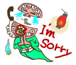 TO live with the dog phone(English) sticker #11857720