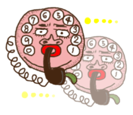 TO live with the dog phone(English) sticker #11857726