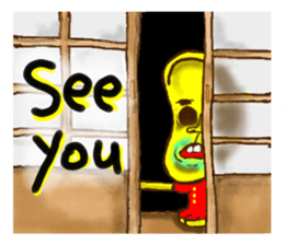 TO live with the dog phone(English) sticker #11857729