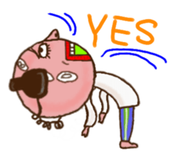 TO live with the dog phone(English) sticker #11857737