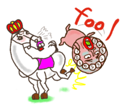 TO live with the dog phone(English) sticker #11857740