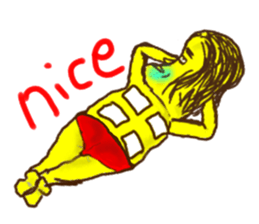 TO live with the dog phone(English) sticker #11857741