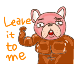 TO live with the dog phone(English) sticker #11857744