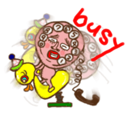 TO live with the dog phone(English) sticker #11857745