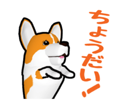 Moving ! Kogio of Corgi! sticker #11857770
