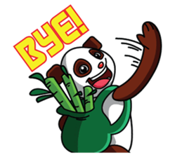 Mocha the Brown Panda sticker #11857856