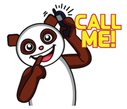Mocha the Brown Panda sticker #11857857