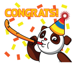 Mocha the Brown Panda sticker #11857858