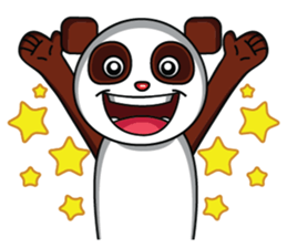 Mocha the Brown Panda sticker #11857863