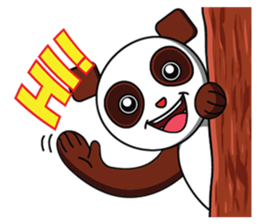 Mocha the Brown Panda sticker #11857864