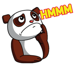 Mocha the Brown Panda sticker #11857865