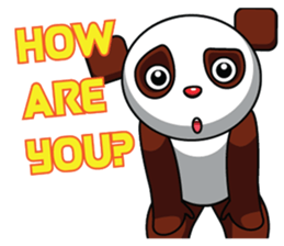 Mocha the Brown Panda sticker #11857866