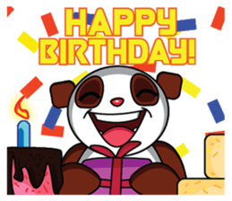 Mocha the Brown Panda sticker #11857867