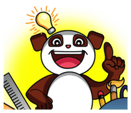Mocha the Brown Panda sticker #11857868