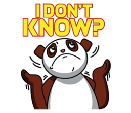 Mocha the Brown Panda sticker #11857869