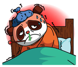Mocha the Brown Panda sticker #11857870