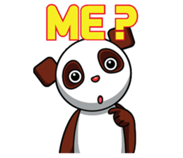 Mocha the Brown Panda sticker #11857875