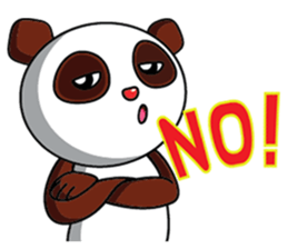 Mocha the Brown Panda sticker #11857877