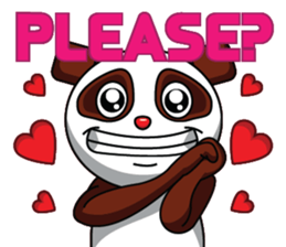 Mocha the Brown Panda sticker #11857879