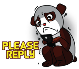 Mocha the Brown Panda sticker #11857880