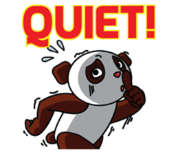 Mocha the Brown Panda sticker #11857881