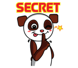 Mocha the Brown Panda sticker #11857884
