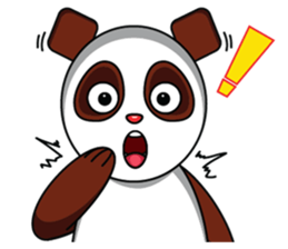 Mocha the Brown Panda sticker #11857888