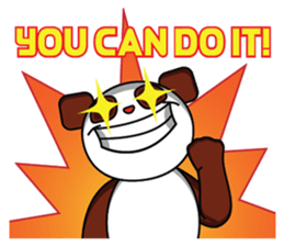 Mocha the Brown Panda sticker #11857893