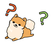 Cute Pomeranian Animation sticker #11857939