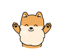 Cute Pomeranian Animation sticker #11857944