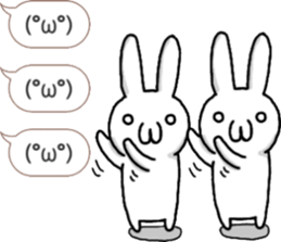 talking rabbit sticker 4 sticker #11858063