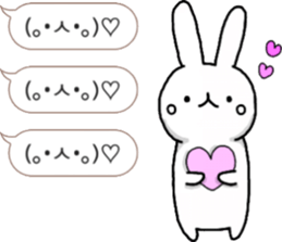talking rabbit sticker 4 sticker #11858064
