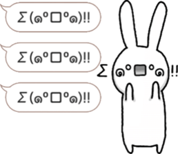 talking rabbit sticker 4 sticker #11858076