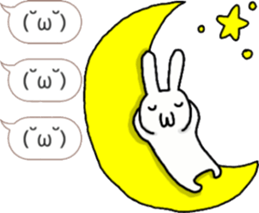 talking rabbit sticker 4 sticker #11858100