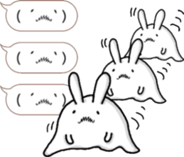 talking rabbit sticker 4 sticker #11858101