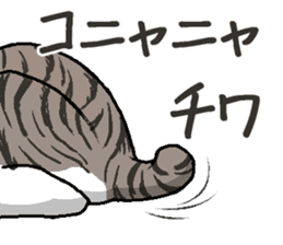 Bobtail cat sticker #11858564