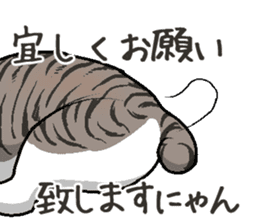 Bobtail cat sticker #11858568