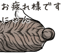 Bobtail cat sticker #11858570