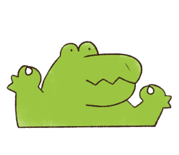 A funny crocodile 2 sticker #11858631