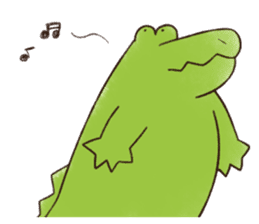 A funny crocodile 2 sticker #11858632