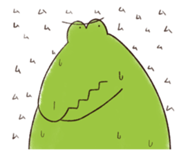 A funny crocodile 2 sticker #11858641