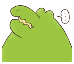 A funny crocodile 2 sticker #11858642