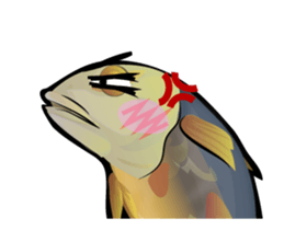 Cartoon Isan Animated v.Fried Tuna sticker #11859028