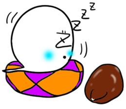 Daily Miya of ghost character sticker #11859242