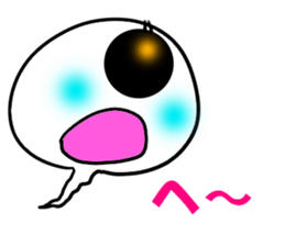 Daily Miya of ghost character sticker #11859258