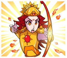 Little warrior : the EPIC 2 sticker #11859272