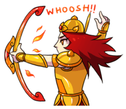 Little warrior : the EPIC 2 sticker #11859275