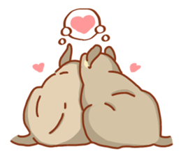 Bushy Degu sticker #11859564