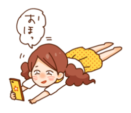 Happy otaku girls sticker #11859611