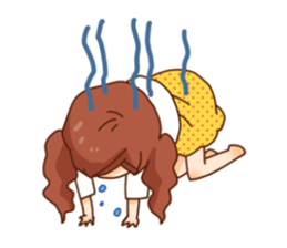 Happy otaku girls sticker #11859632